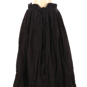 Voluminous Black H&M Peasant Midi Skirt EUC